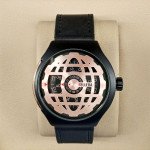 Belleda B8715 Leather Strap Original Watch Dial Gold Color