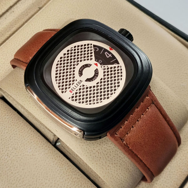 Belleda 8714 Leather Strap Watch
