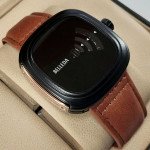 Belleda B8714 Leather Strap Original Watch Black Color
