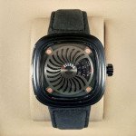 Belleda B9134 Original Watch Leather Strap Dial Black Color