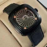 Belleda B9134 Original Watch Leather Strap Dial Black Color