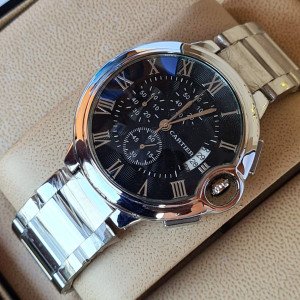 Cartier 4010 Watch Chronograph Balloon Shape Chain
