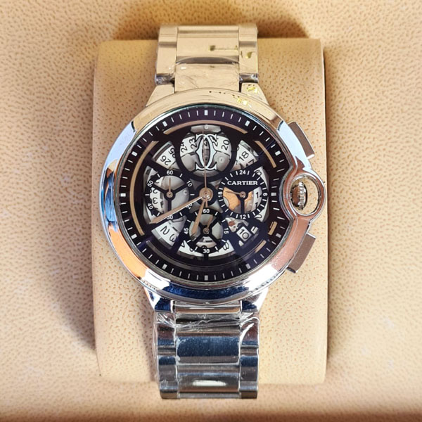 Cartier Chronograph Chain Strap Watch