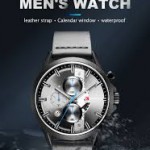 CURREN 8325 Chronograph Sports Watch Men Leather Strap