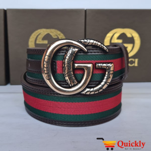 Gucci Imported Belt Gold Buckle
