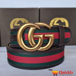 Gucci Imported Belt Gold Stylish Buckle
