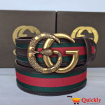 Gucci Imported Belt Gold Color Stylish Buckle