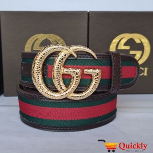 Gucci Imported Belt Gold Color Buckle