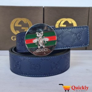 Gucci Imported Belt Silver Buckle