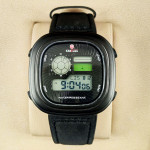 Kademan K365 Black Digital Watch Leather with Night Vision