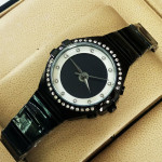 Kademan 9079L Black Ladies Analog Watch Chain Strap