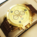 Kademan 350G Watch Leather Strap With Date