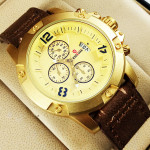 Kademan 350G Watch Leather Strap With Date