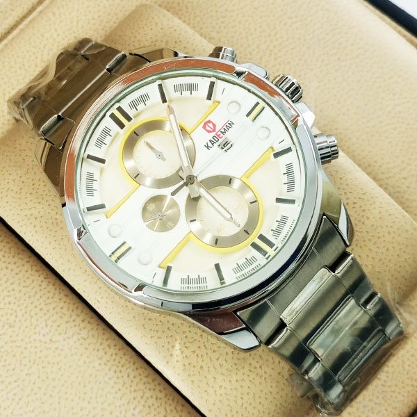 Kademan 422G Watch Chain Strap Stylish Watch With Date