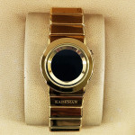 KADEMAN 9052 Women Simple Bracelet Watch with Steel Strap Waterproof Electronic Watch - Gold