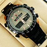Kademan K011G Watch Chain Strap Analog & Digital Stylish Watch