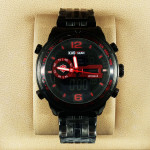 Kademan K6165 Watch Chain Strap Analog & Digital Stylish Watch