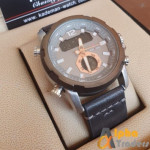 Kademan K9036 analog Digital Watch Leather with Night Vision