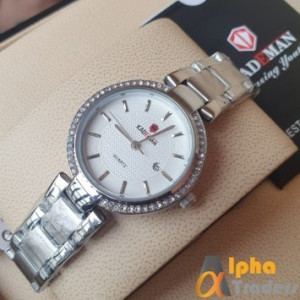 Kademan 833 Ladies Watch With Date & Chain Strap