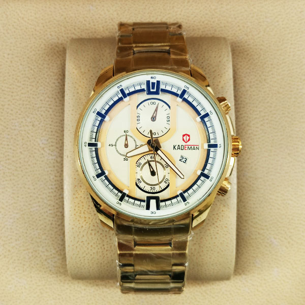 Kademan 507G Watch Chain Strap Stylish Watch