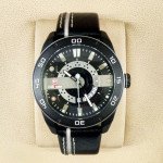 Kademan 803G Watch Leather Strap With Date