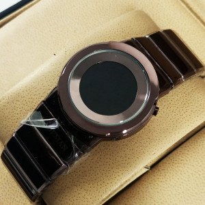 KADEMAN 9052 Women Simple Bracelet Watch with Steel Strap Waterproof Electronic Watch - Black
