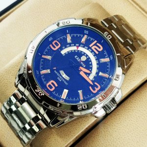 Kademan 526G Watch Chain Strap With Day & Date