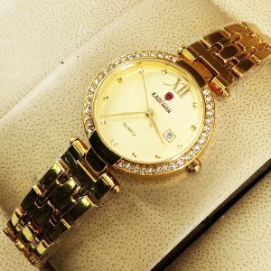 Kademan 866 Ladies Watch With Chain Strap & Date