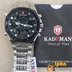 KADEMAN K9032 Silver Men's Watch Dual Display