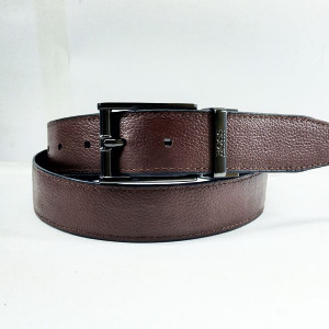 Genuine Leather Belt Brown Color With Buckle  For Men QBL029