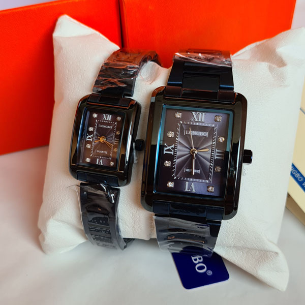 Longbo Original Couple Watches Blue Color