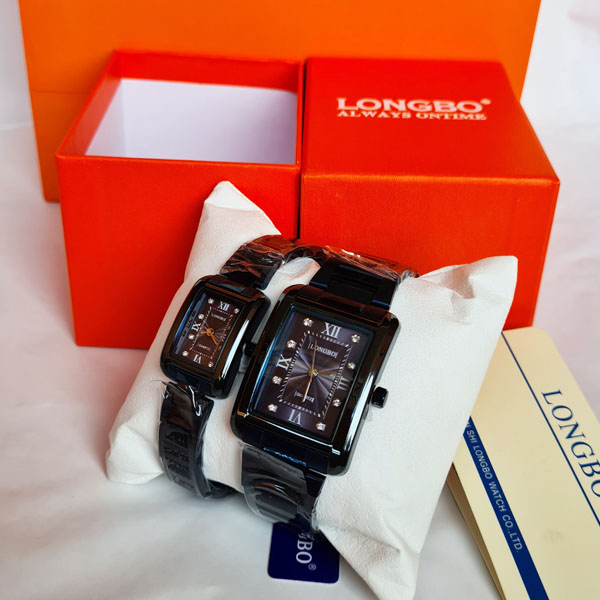 Longbo Original Couple Watches Blue Color
