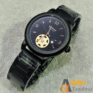 MontBlanc AM:4080 Watch With Date Black Color