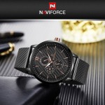 NAVIFORCE NF3003M Black Chain Watch
