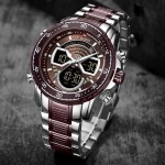 Naviforce NF9189 Chain Strap Coffee Color Watch