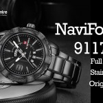 Naviforce NF9117 Chain Strap Black Color Watch