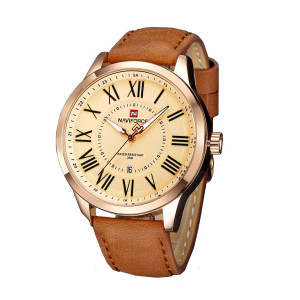 NAVIFORCE NF9126M Watch Leather Strap With Date