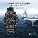 Naviforce NF9117 Chain Strap Black Color Watch