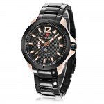 Naviforce NF-9084 Chain Strap  Black Color  Watch