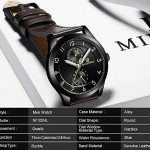 NAVIFORCE NF3004M leather Men watch