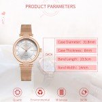 Naviforce NF-5019L Ladies Chain Strap Gold Color Watch
