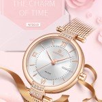 Naviforce NF-5019L Ladies Chain Strap Gold Color Watch