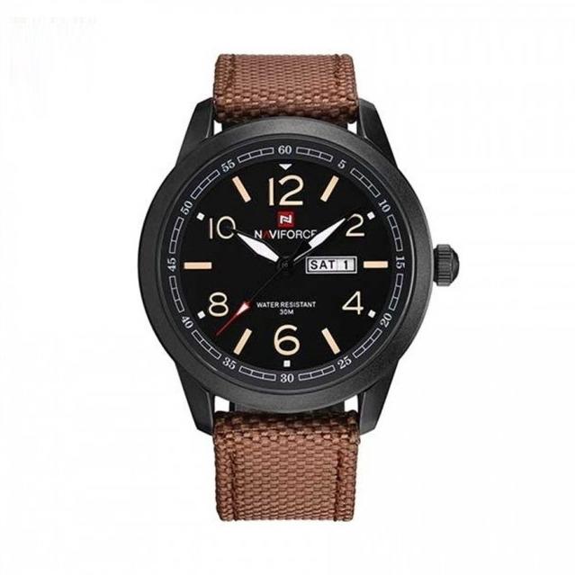 NAVIFORCE NF9101M Watch Fibre Strap With Day & Date