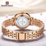 Naviforce NF-5017L Ladies Chain Strap Gold Color Watch