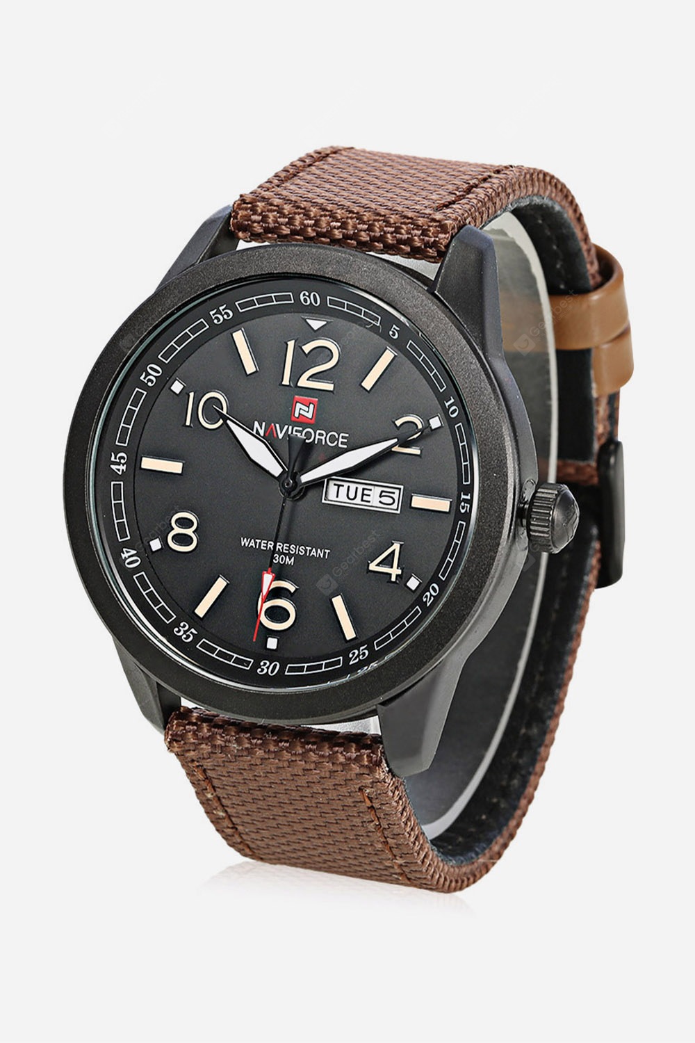 NAVIFORCE NF9101M Watch Fibre Strap With Day & Date