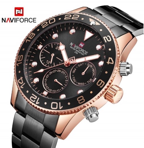 NAVIFORCE NF9147M Chronograph Watch Chain Strap