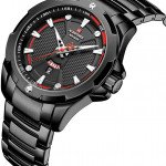 Naviforce NF-9161M Chain Strap Black Color Watch