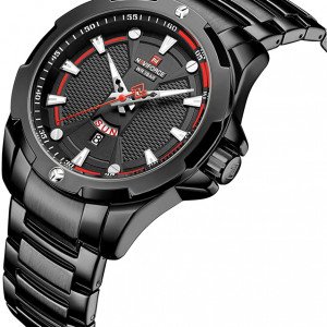 Naviforce NF-9161M Chain Strap Black Color Watch
