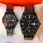 Longbo Original Couple Watches With Day & Date