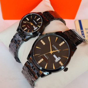Longbo Original Couple Watches With Day & Date